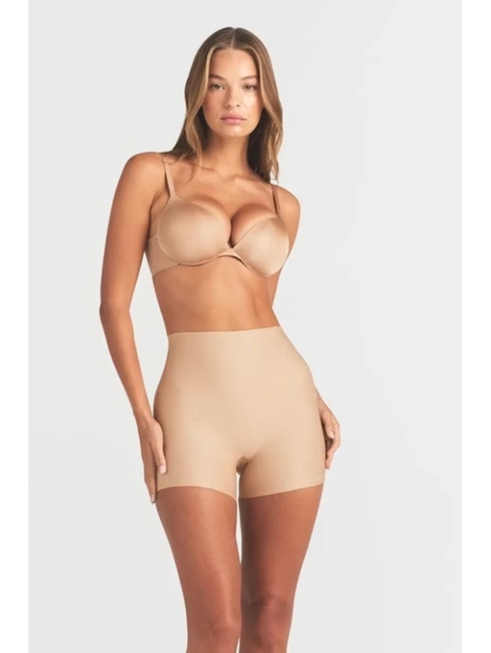 Skims Body Core Sculpt Shortie Shapewear Color Clay Size Large